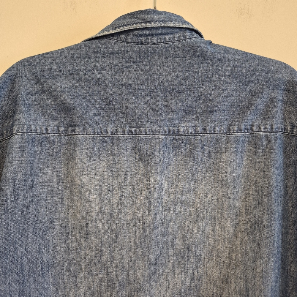 Frank & Eileen Denim Shirt Dress in Blue - Picture 12 of 16